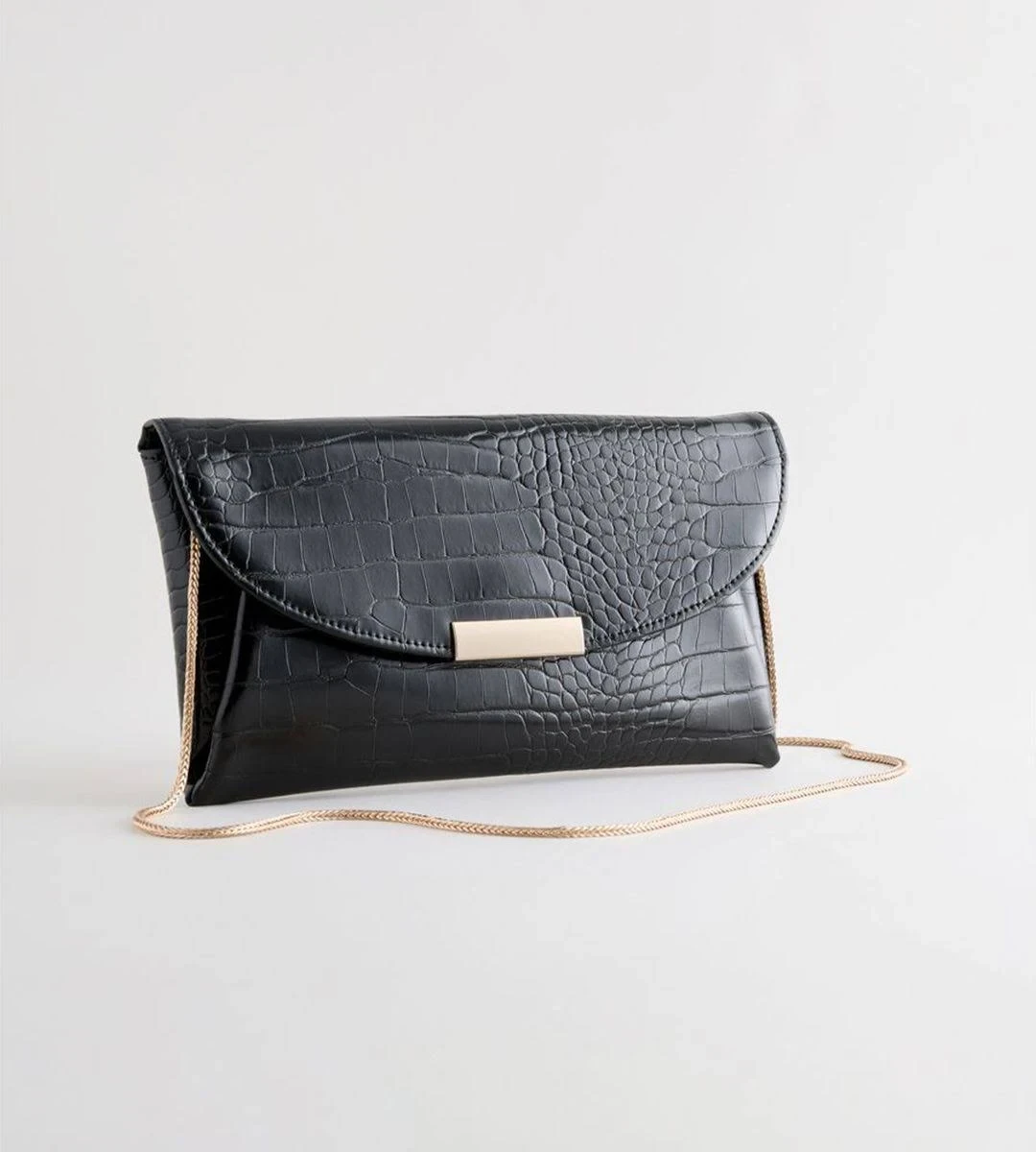 Leather Envelope Clutch