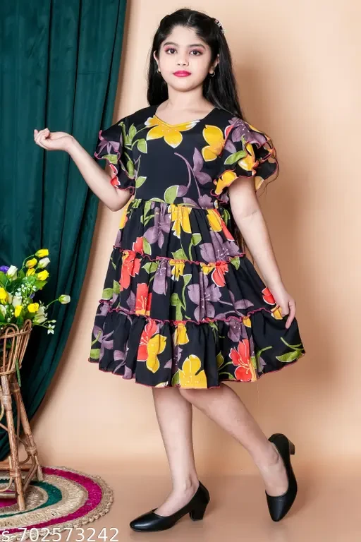 Girls Floral Frock
