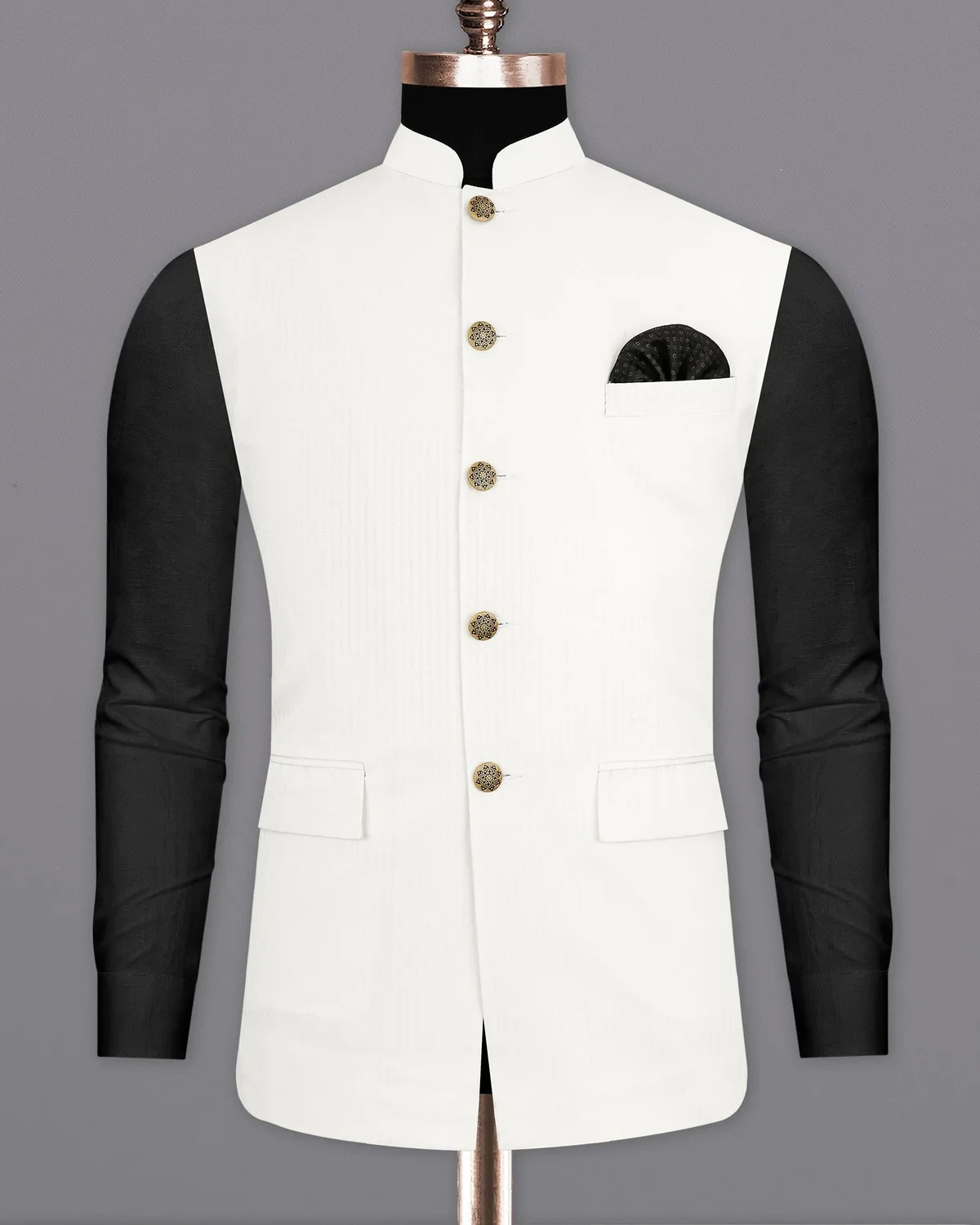 Classic White Nehru Jacket