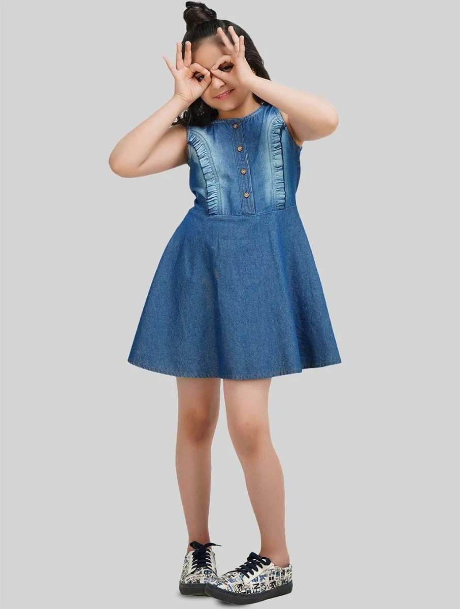 Girls Denim Dress