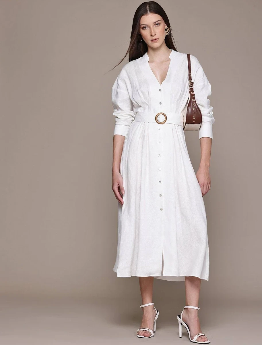 Linen Shirt Dress