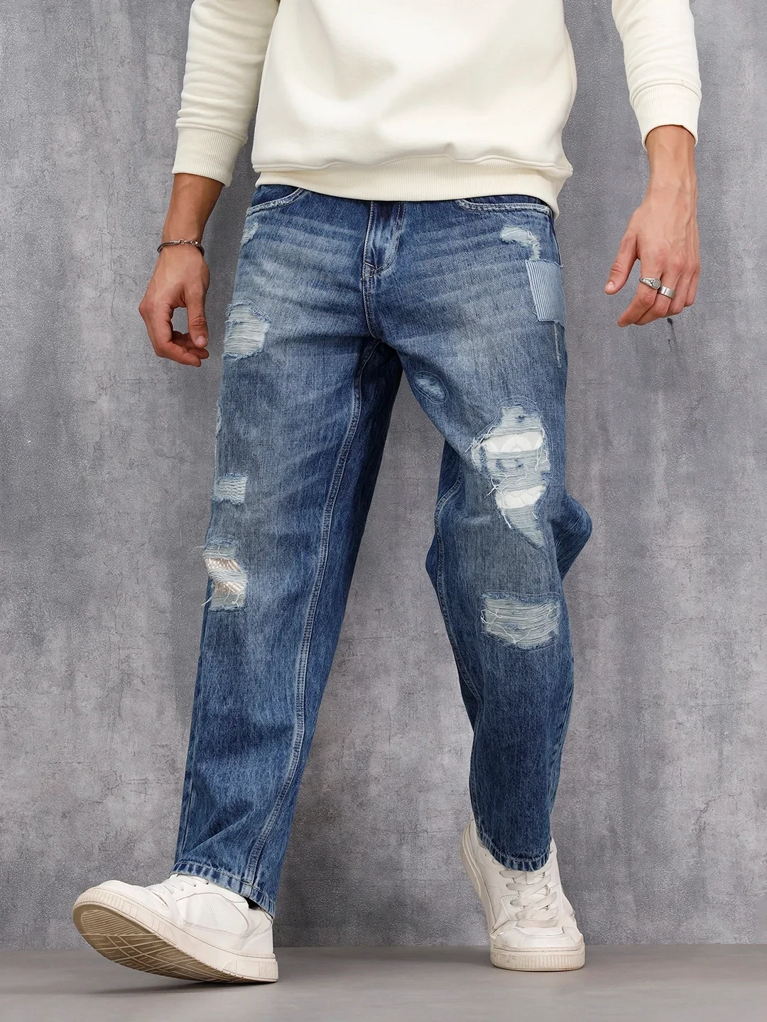 Ripped Blue Jeans