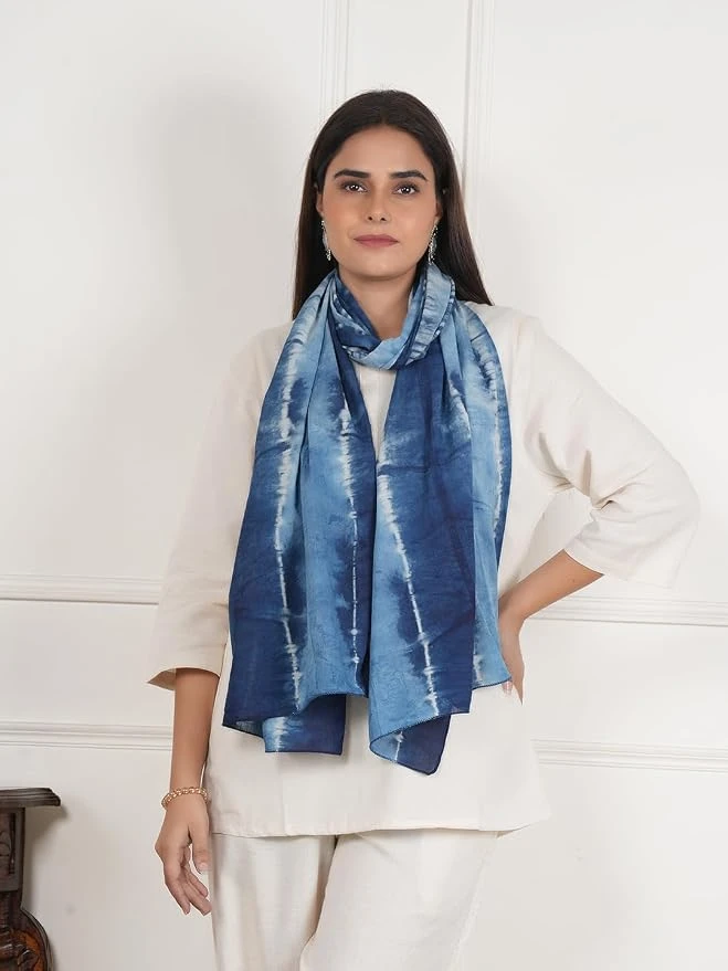 Block Print Cotton Scarf