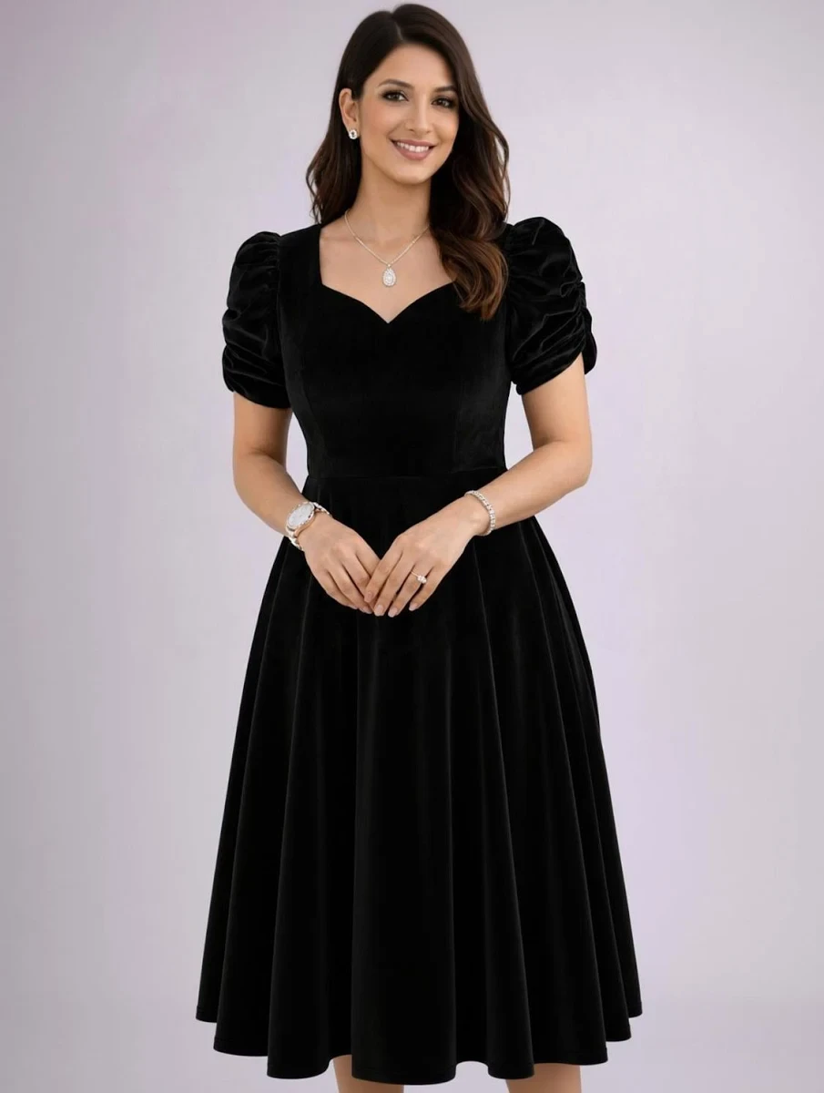 Velvet Evening Gown