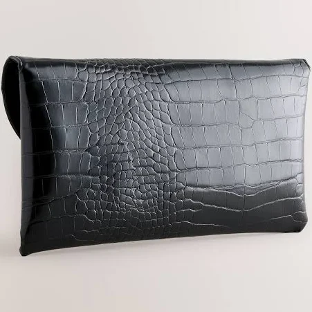 Leather Envelope Clutch